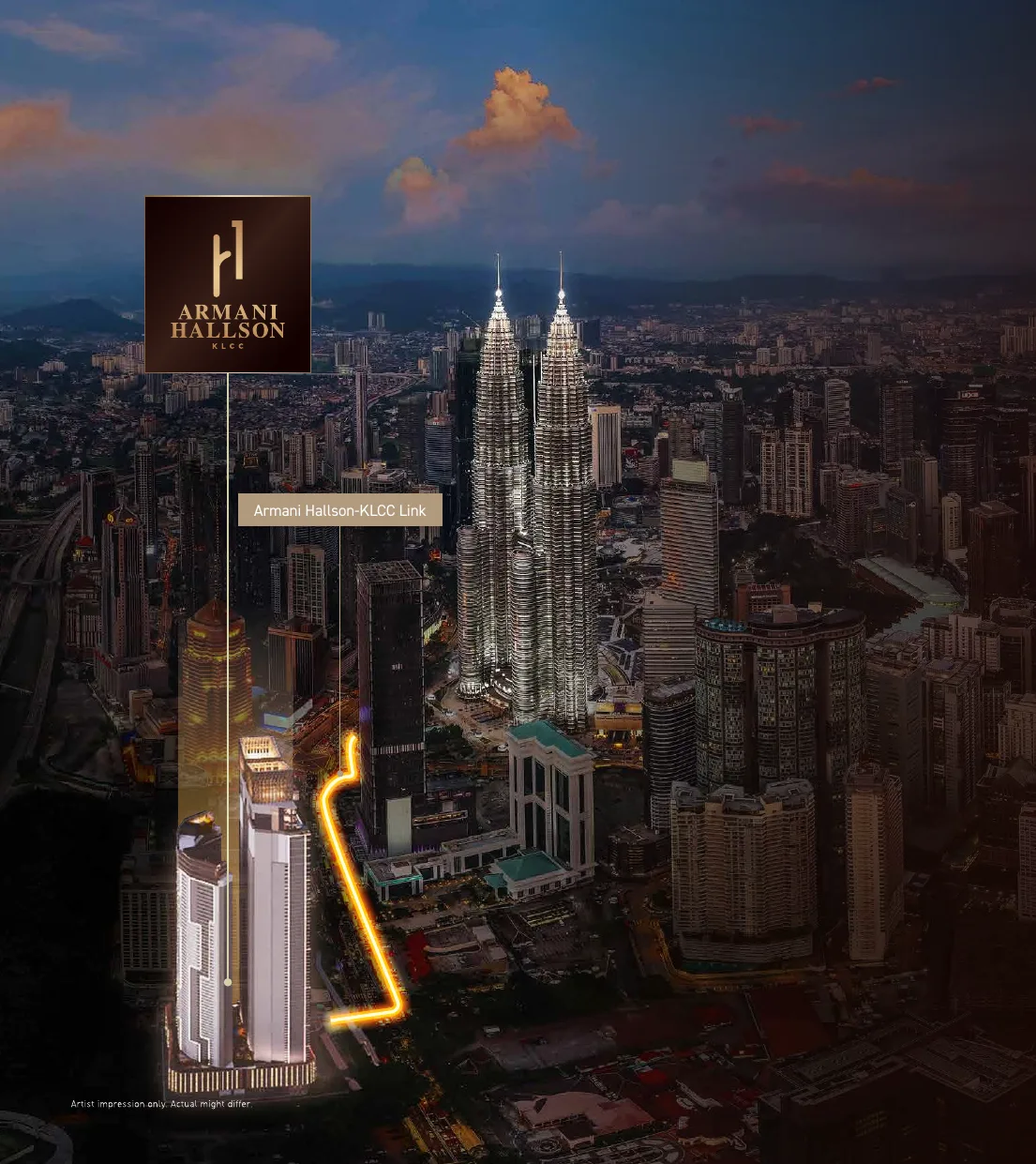 Armani Hallson KLCC klcc